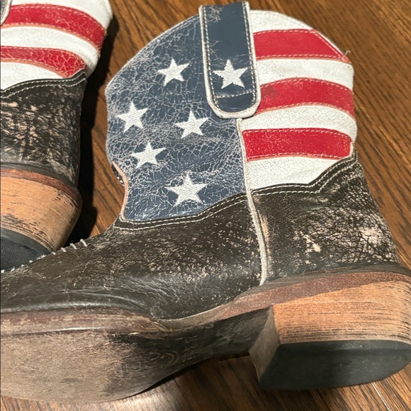 Roper American Beauty Flag Ankle Boots - Picture 7 of 16